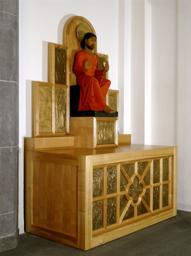 Rekonstruktion des Herz-Jesu Altars, Gruppe-Köln-Holz